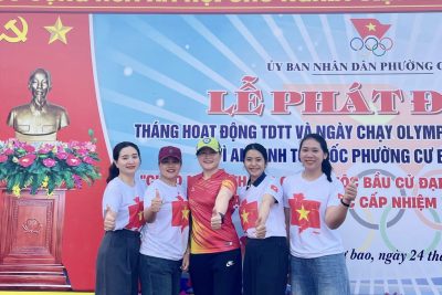 Lễ phát động ngày chạy olympic vì sức khoẻ toàn dân- vì an ninh Tổ Quốc phường Cư Bao năm 2026